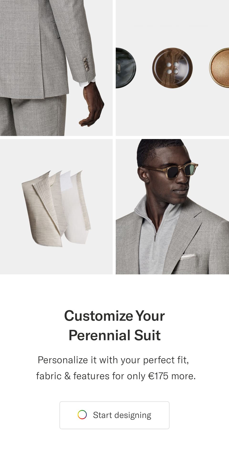 Customize Your Perennial Suit | Start designing